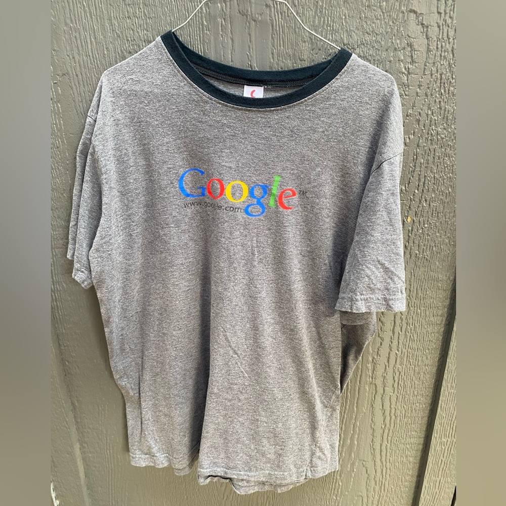 Vintage Y2K rare Google I’m feeling lucky men’s shirt XL